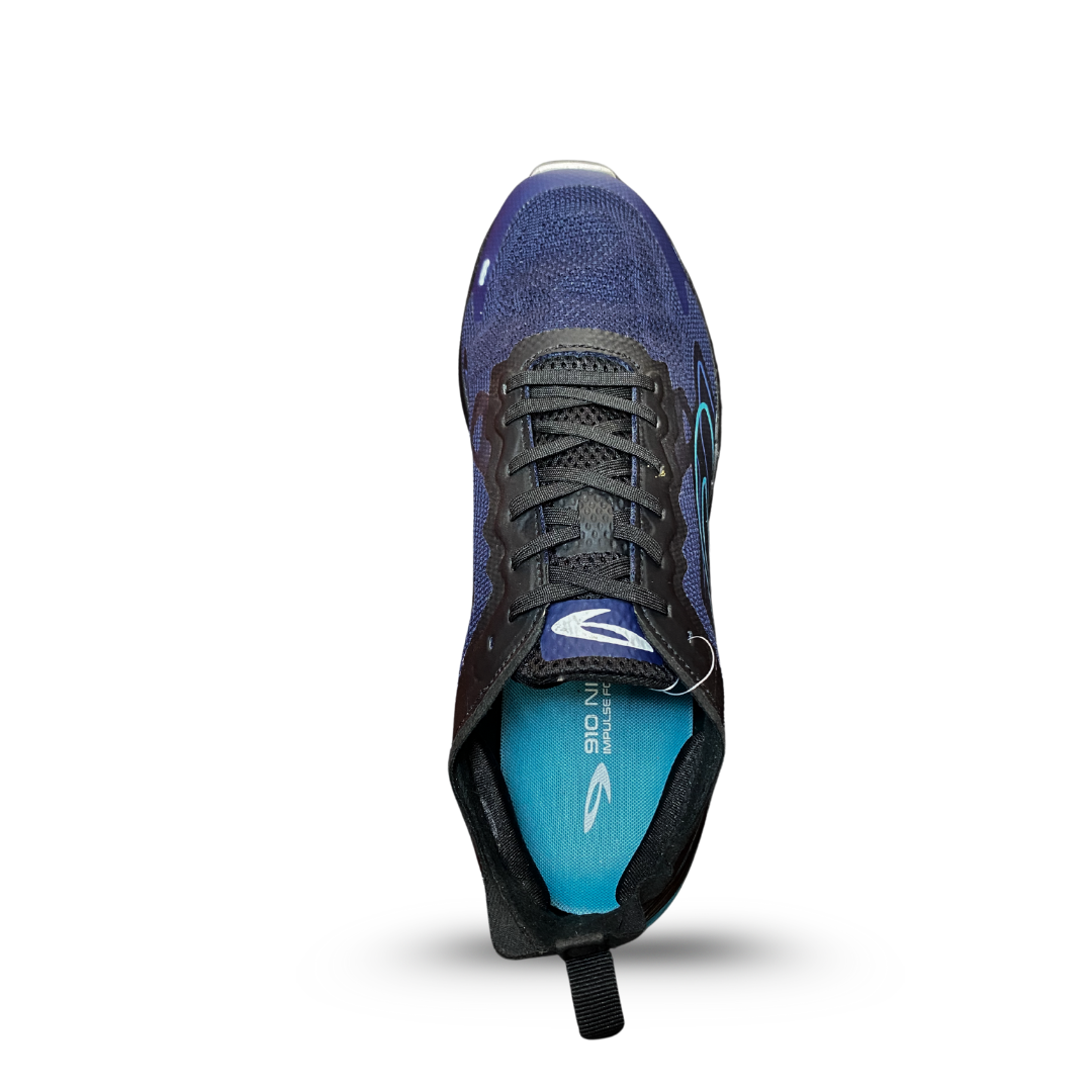 910 Geist Ekiden Glide Hitam/Biru Navy